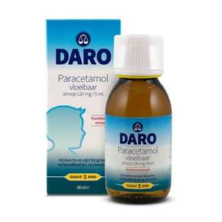 Daro Kind Paracetamol Vloeibaar 120mg/5ml 100 ml