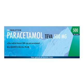 Paracetamol Teva 500 mg, 30 Count