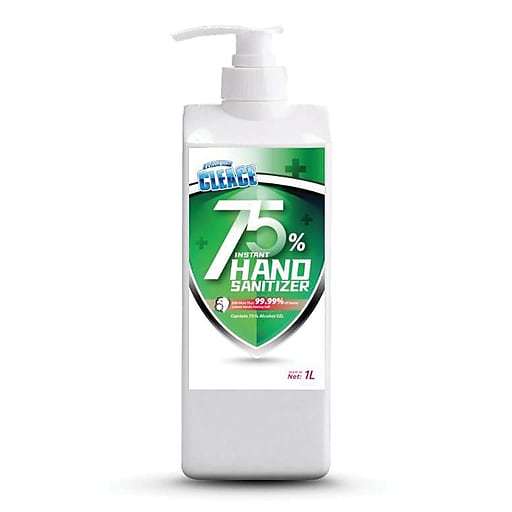 Cleace Hand Sanitizer 75% Alcohol 1L