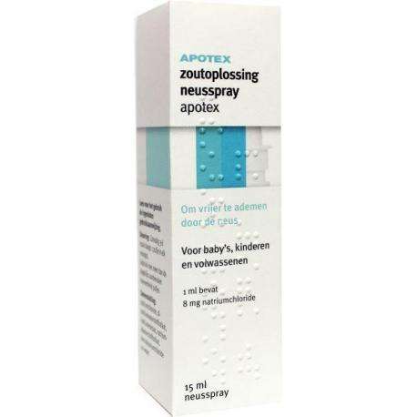 Apotex Zoutoplossing Spray, 15 ml