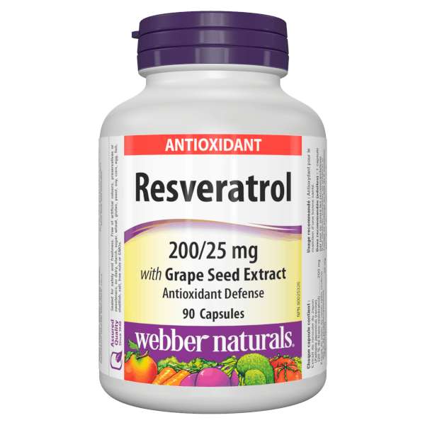 Webber Naturals Resveratrol 90 Cap