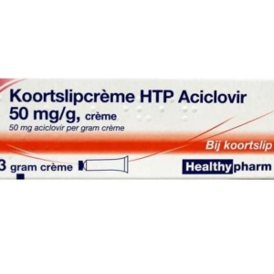 HTP Aciclovir Koortslip Creme, 3 gr