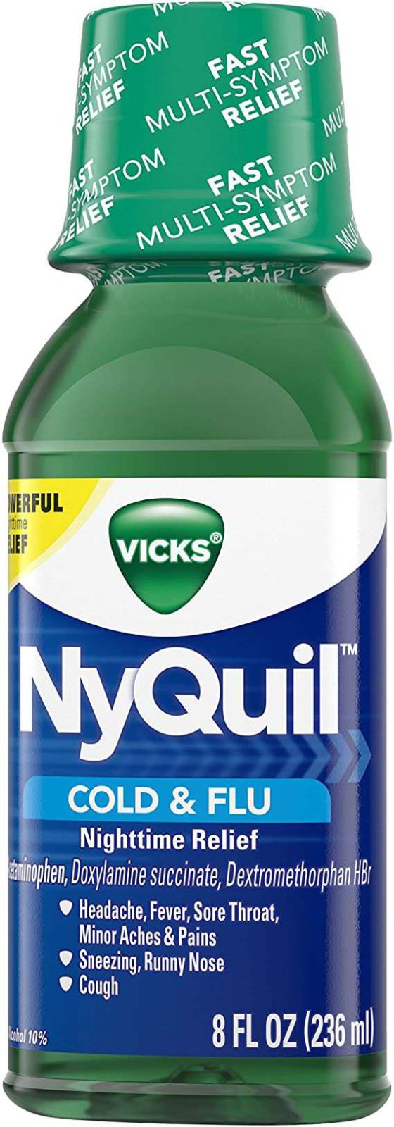 Nyquil Severe Cold & Flu Original Liquid, 8 oz BenuAruba