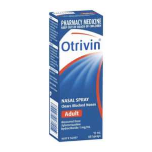 Otrivin Nasal Spray Nebuliser Solution Adults, 10 ml