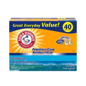 A&H Powder Laundry Detergent, Clean Burst Scent, 40 Loads