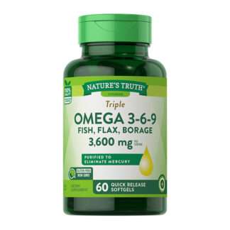 Nature's Truth Triple Omega 3-6-9 1200 mg Softgel 60 count