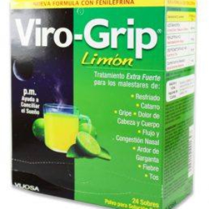 Viro-Grip Lemon Flavor Cold Relief Powder, 1 Sachet
