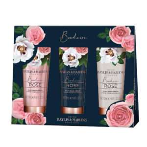 Baylis & Harding Boudoire Rose 3 Hand Cream Giftset