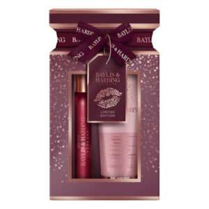 Baylis & Harding Cranberry Martini 2 Piece Cracker Set