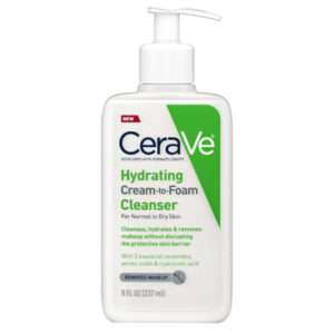 CeraVe Hydrating Cream-to-Foam Face Cleanser