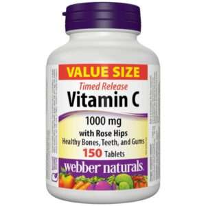 Webber Naturals Vitamin C Time Release 1000 Mg 150.0 TAB