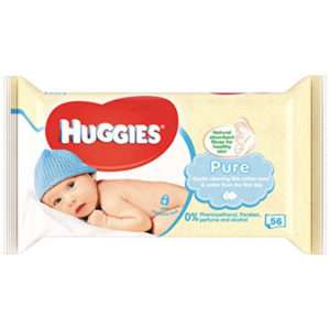 Huggies Baby Wipes 56pcs Pure