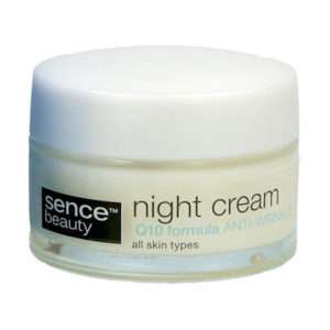Sence Night Cream 50ml All Skin Types Q10