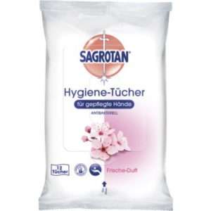 Sagrotan Hygienic Mini Wipes 12pc Fresh
