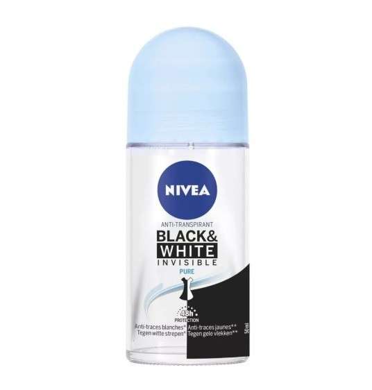 Nivea Deo Roll-on - Invisible Black White Pure 5