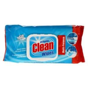 At Home Clean Multi Cleaning Wipes 60pcs  UK/NL/D/