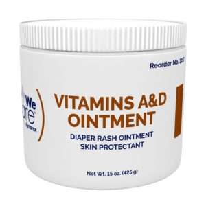 Dynarex Vitamins A & D Ointment, Ointment with Vitamin A and Vitamin D Skin Protectant, 15 oz Jar