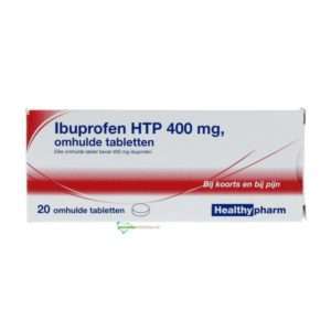 Healthypharm Ibuprofen 400mg 20 Tablets